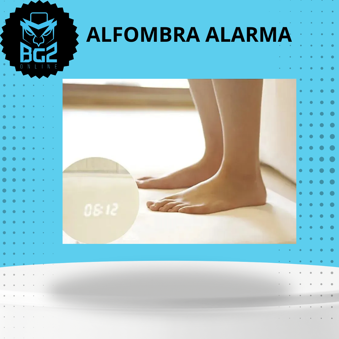 ALFOMBRA DESPERTADORA CON ALARMA